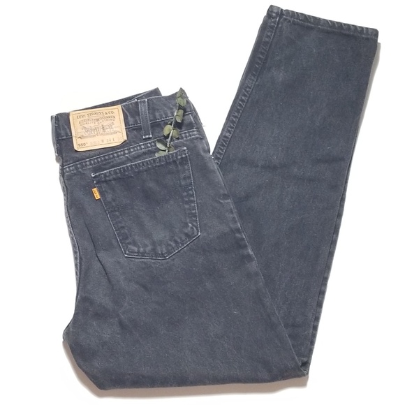 Vtg Levi's 550 High Waisted Orange Tab Mom Jeans - Picture 2 of 8